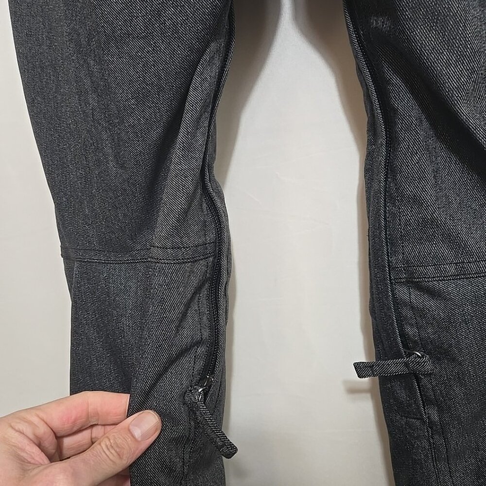 686 Snowboard Pants Mens Medium InfiDRY Reserved Raw 10,000 MM Waterproof Gray - Picture 3 of 13